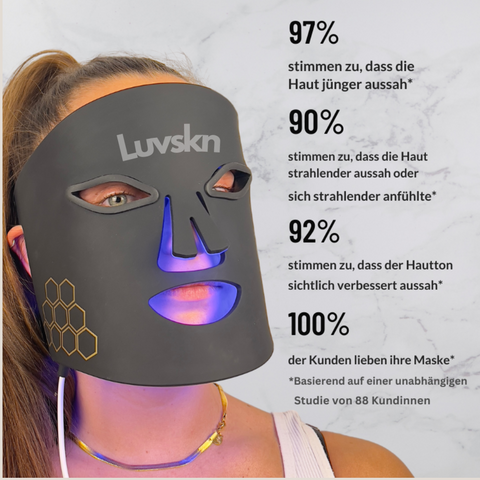 Starter-Set: 3-in1-LED-Gesichtsmaske inkl. Gratis Porenreiniger