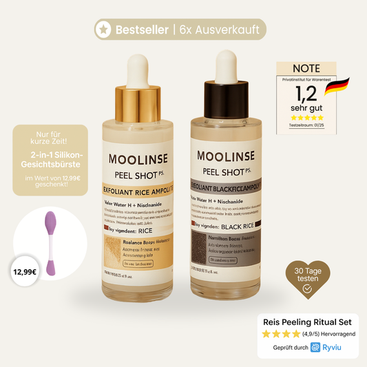 Reis Peeling Ritual Set | Reinigt, klärt und verleiht strahlende Haut